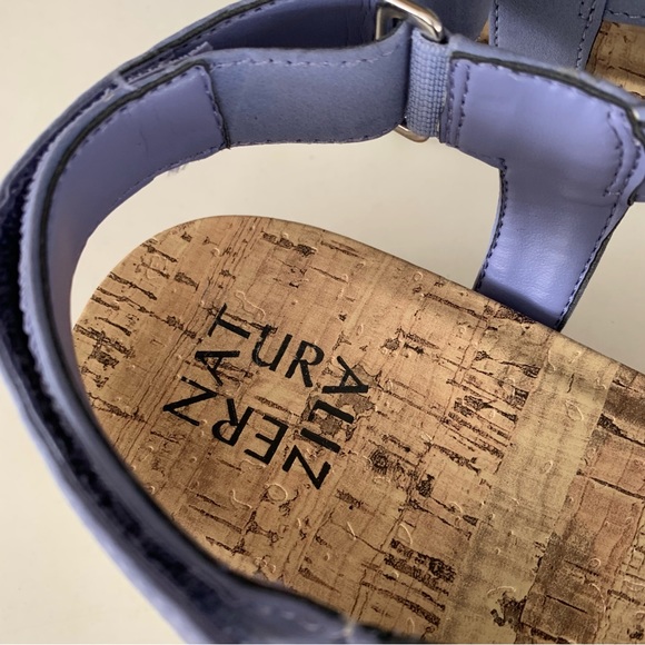 Naturalizer Womens Meghan Faux Leather Slingback Thong Sandals bue US 11 M - Picture 2 of 10